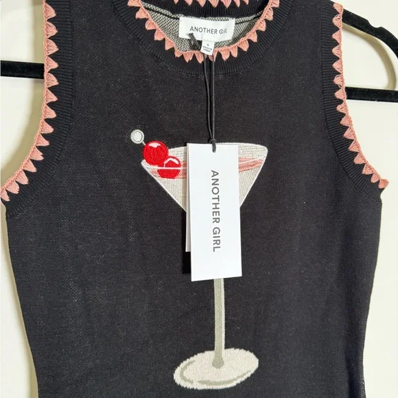 ANOTHER GIRL Midi Dress embroidered martini dress - Picture 2 of 6